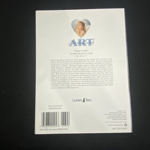 Combo Pack VTG Leanin' Tree Greeting Card & Magnet Angel Mary Baxter St. Clair - Picture 6 of 10